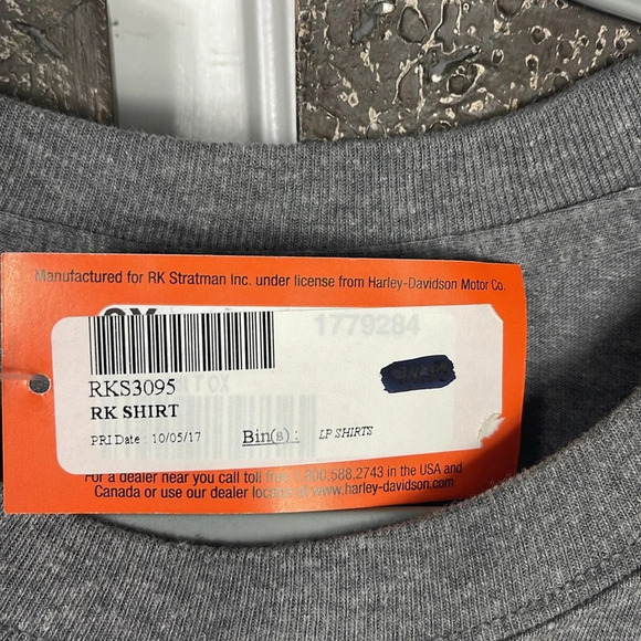 Harley Davidson Men’s Tee Size 2X color Gray NWT - Picture 6 of 11